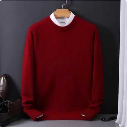 Cashmere Knit Pullover – Men's Winter Sweater