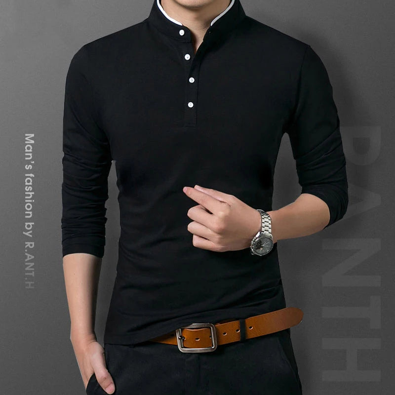 Men's Business Polo T-shirt for Formal Occasions