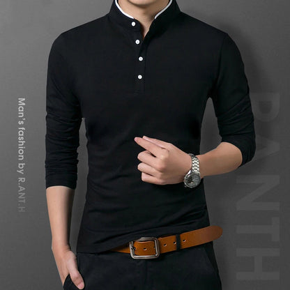 Men's Business Polo T-shirt for Formal Occasions