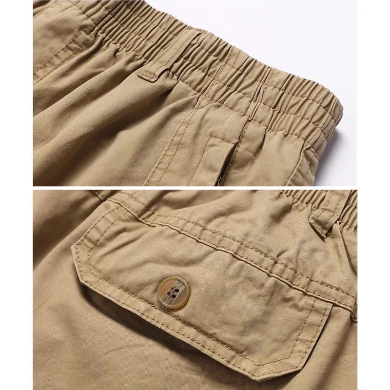 Mens Casual Pants With Zipper Pockets