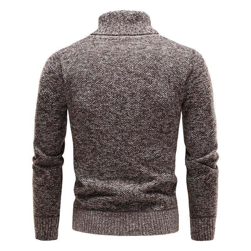 Sweater Men Turtleneck Luxury Brand