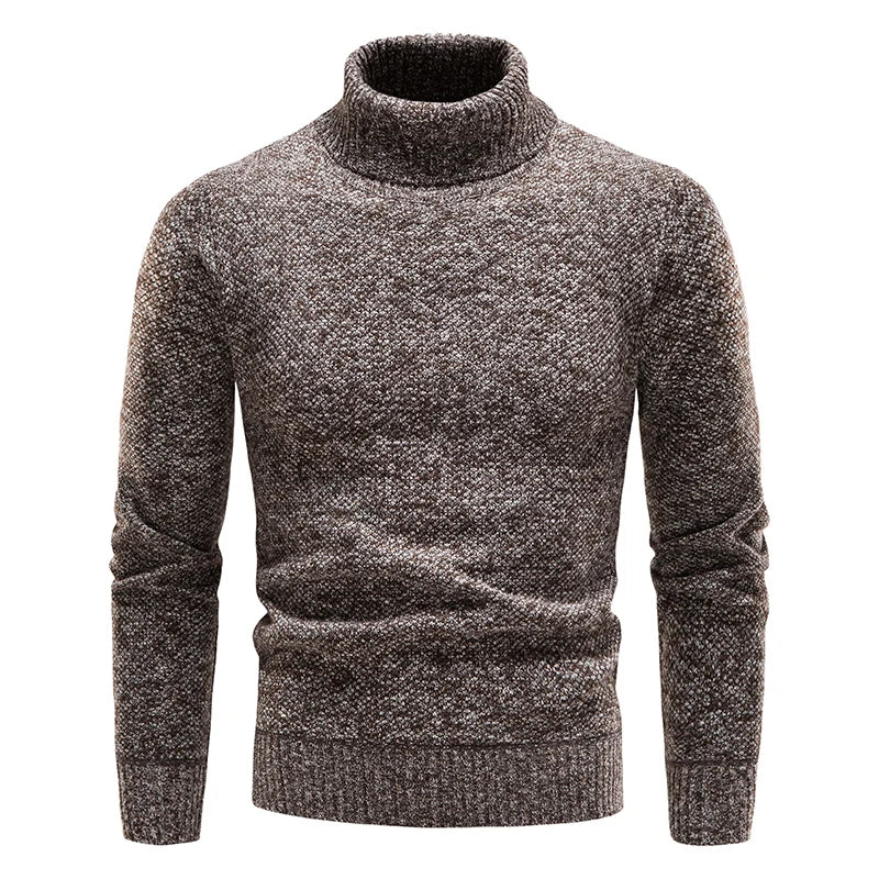 Sweater Men Turtleneck Luxury Brand