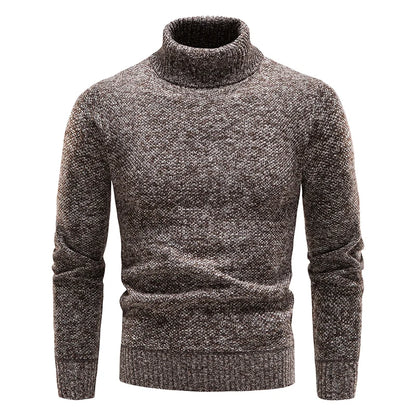 Sweater Men Turtleneck Luxury Brand