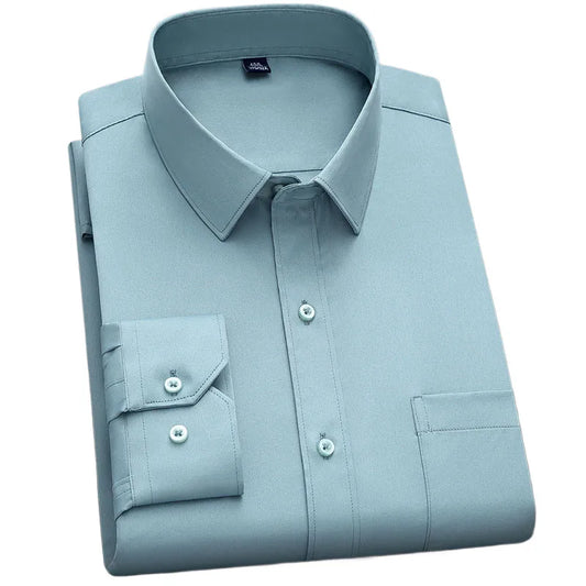 Men’s Non-Iron Business Shirt – Classic Long Sleeve
