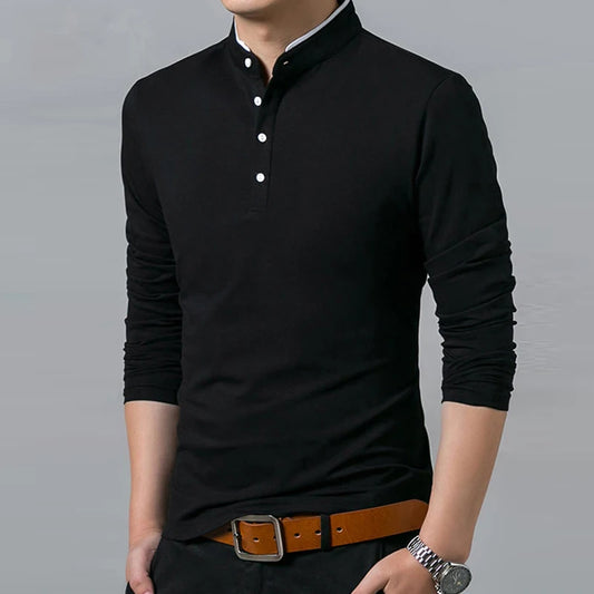 Men's Business Polo T-shirt for Formal Occasions