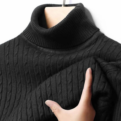 Autumn Men's Turtleneck Sweater
