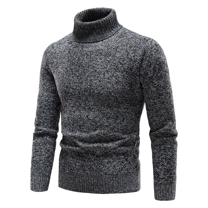 Sweater Men Turtleneck Luxury Brand