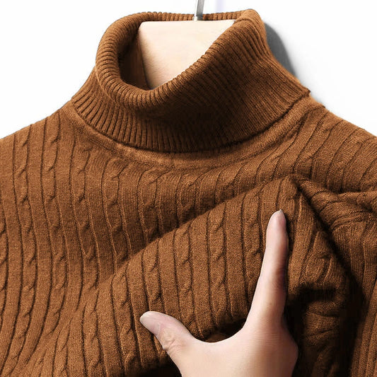 Autumn Men's Turtleneck Sweater