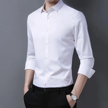 Men's Casual Fashion Business Sleeved Shirt